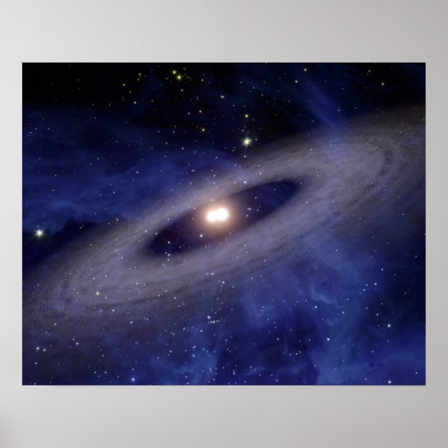 A faraway solar system poster (Front)