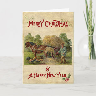 A farmer's life Christmas & New Year Card
