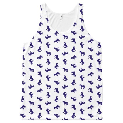 A Fat Navy Pony All-Over-Print Tank Top
