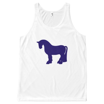 A Fat Navy Pony All-Over-Print Tank Top