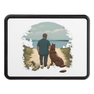 A Father-Dog Connection Hitch Cover