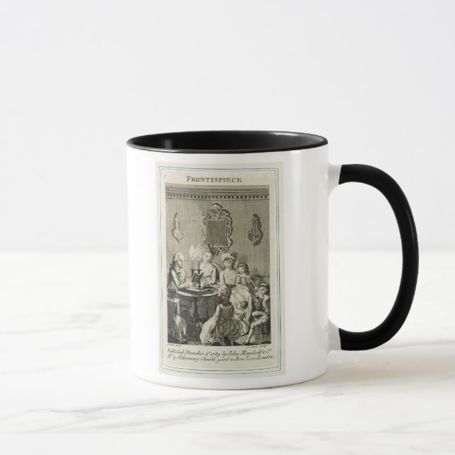 A Father Reading to his Family by Candlelight, eng Mug (Right)