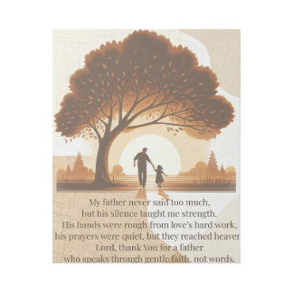 A Father’s Quiet Faith Gallery Wrap