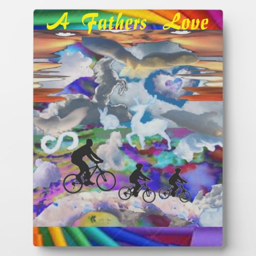 A Fathers Love Poem Custom Tabletop Plaque Art