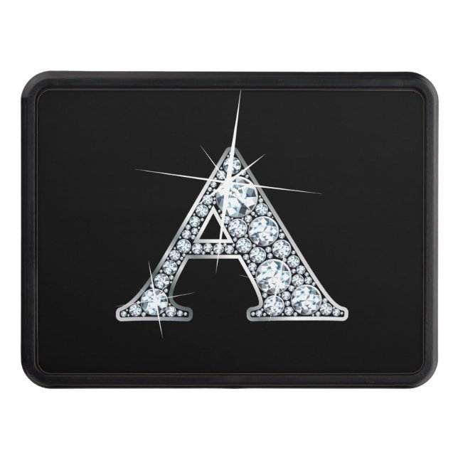 A Faux-"Diamond Bling" Trailer Hitch Cover (Front)