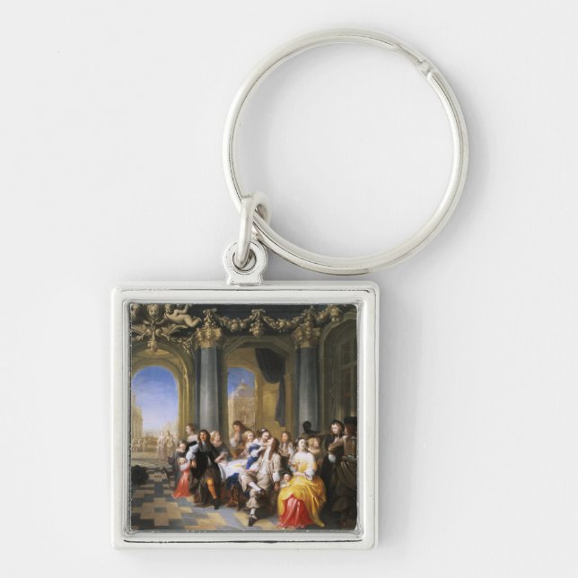 A Feast in an Interior Keychain (Front)