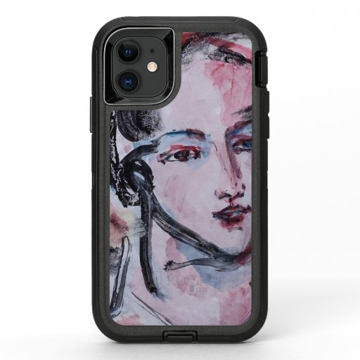A female face from Texas OtterBox Defender iPhone 11 Case