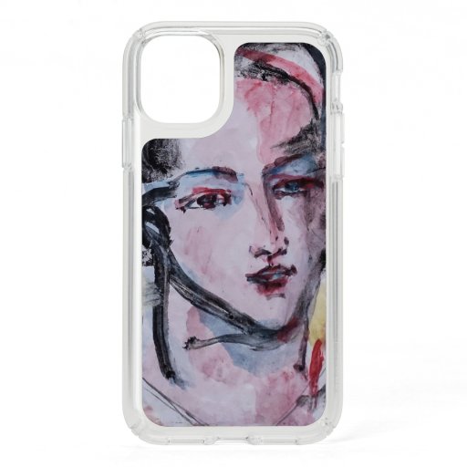A female face from Texas Speck iPhone 11 Case
