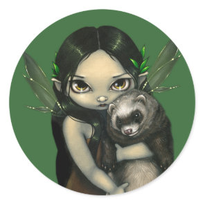 "A Ferret and His Fairy" Sticker