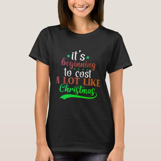 A festive and humorous Christmas t-shirt design (Front)
