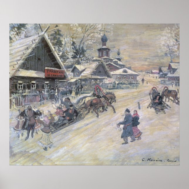 A Festive Walk, Russia Poster (Front)