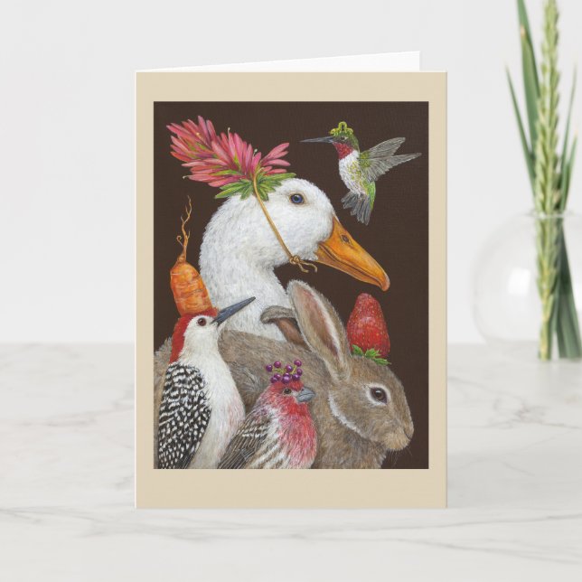 "A Few Good Friends" greeting card (Front)