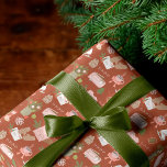 A Few of My Favorite Christmas Things Wrapping Paper Sheets<br><div class="desc">Is Christmas your favorite season and time of the year? Then you'll love our fun Christmas-inspired "A Few of Our Favorite Holiday Things" Christmas wrapping paper sheets. The design features our hand-drawn fun winter & Christmas items: sweater, hat, hot beverages, gingerbread house, mittens, ornaments, winter foliage decorations, ice skates, holiday...</div>