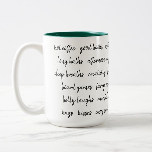 A Few of My Favorite Things Two_Tone Coffee Mug
