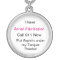 A-Fib Medical Warning Necklace