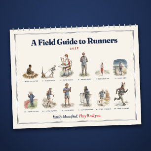 A Field Guide to Runners 2027 Funny Running Calendar
