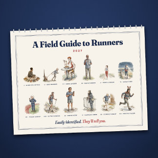A Field Guide to Runners 2027 Funny Running Calendar