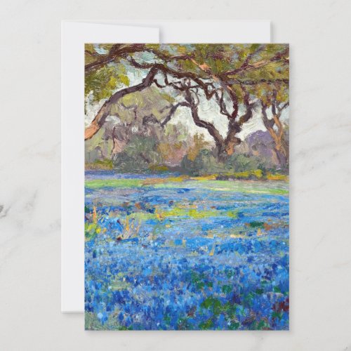 A Field of Bluebonnets at Alamo Heights 1919 Card