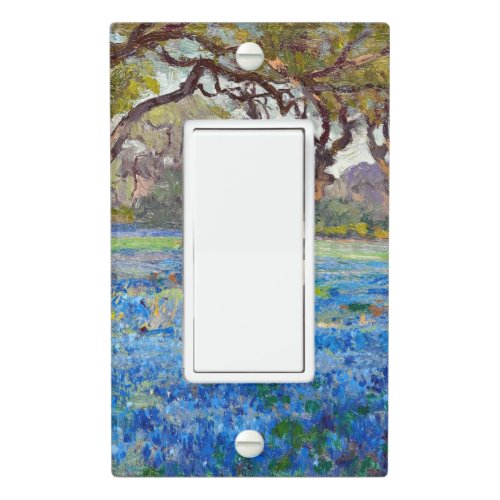 A Field of Bluebonnets at Alamo Heights 1919 Light Switch Cover