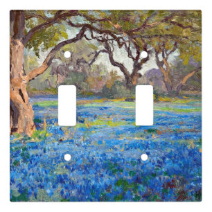 A Field of Bluebonnets at Alamo Heights, Light Switch Cover
