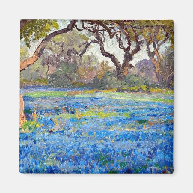 A Field of Bluebonnets at Alamo Heights,  Magnet (Front)
