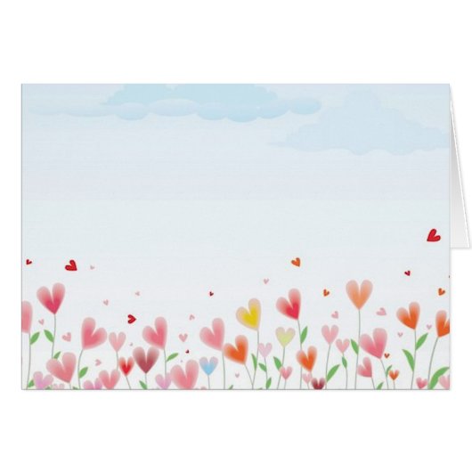 A Field of Hearts Cards (Front Horizontal)