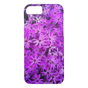 A field of Purple and Pink Daisies iPhone 8/7 Case