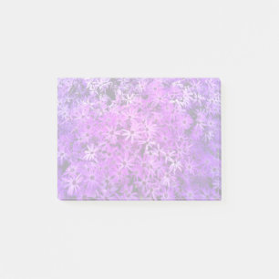 A field of Purple and Pink Daisies Post-it Notes