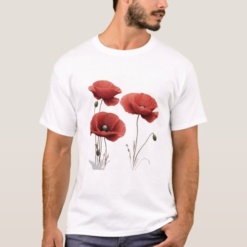 A Field of Remembrance_Red Poppy T_Shirt