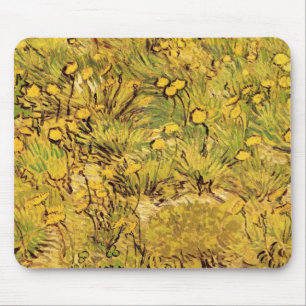 A Field of Yellow Flowers by Vincent van Gogh Mouse Pad
