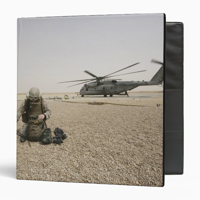 A field radio operator 3 ring binder (Front/Inside)