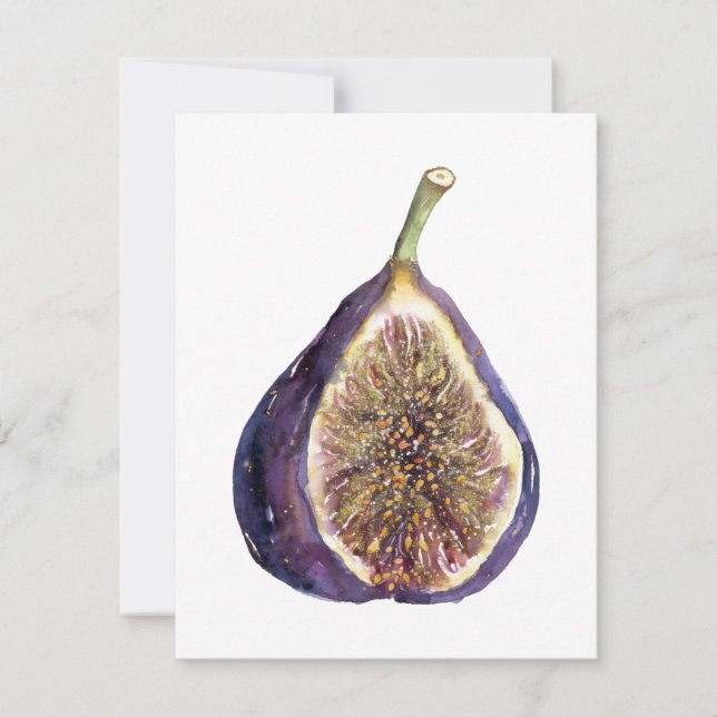A Fig Painting Note Card (Front)
