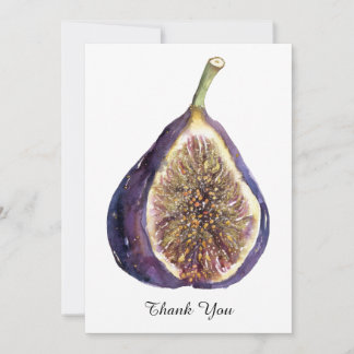 A Fig Painting Thank You Card