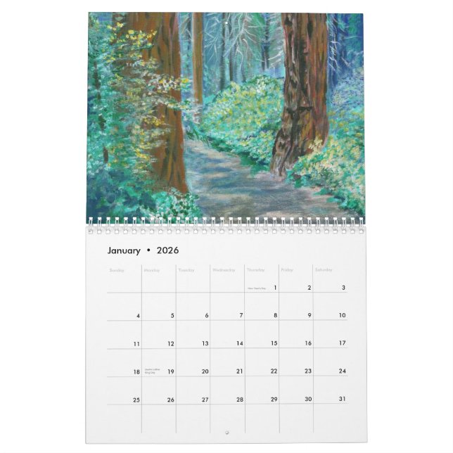 A Fine Year Calendar (Jan 2026)