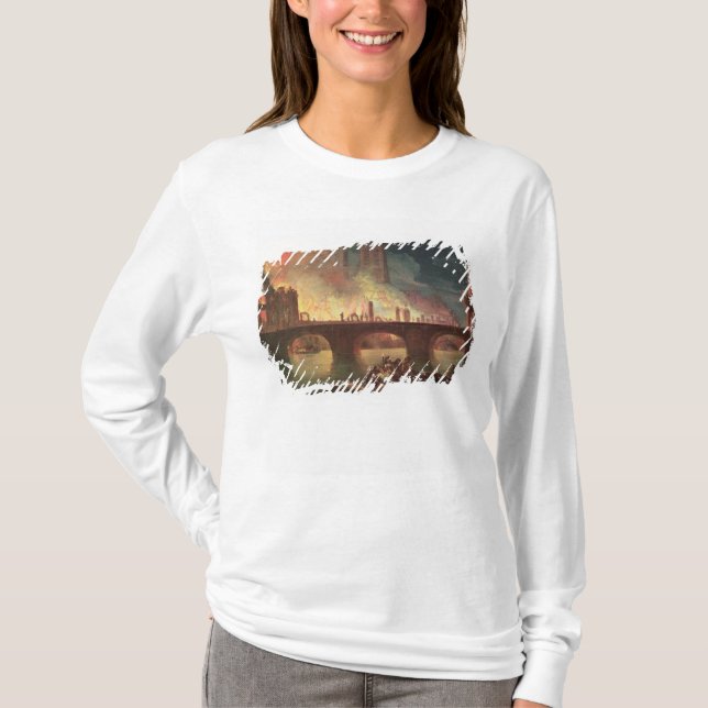 A Fire at the Hotel-Dieu in 1772 T-Shirt (Front)