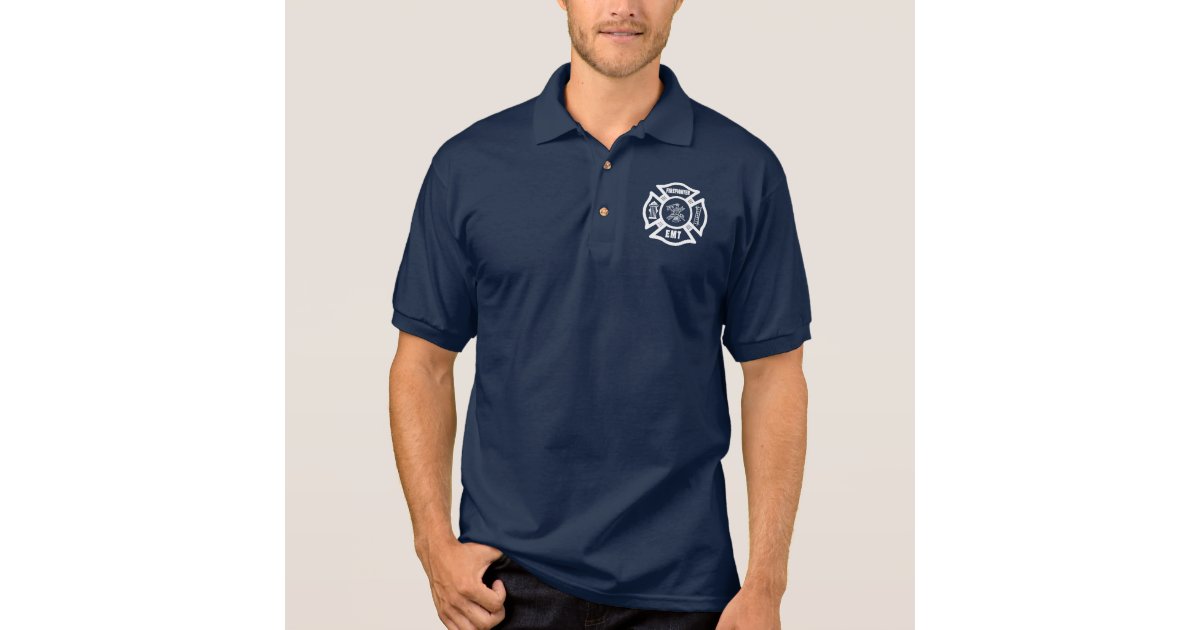 chicago fire department polo shirt