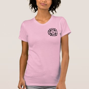 A Fire Fighter Maltese T-shirt by bonfirefirefighters at Zazzle