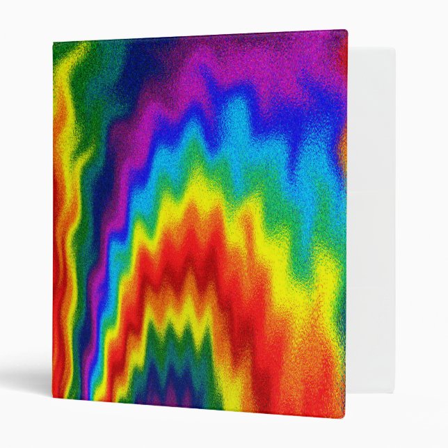 A Fire In A Rainbow 3 Ring Binder (Front/Inside)