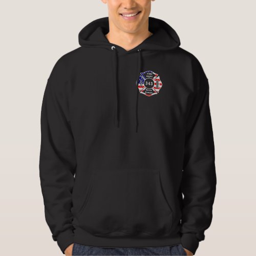 A Firefighter 911 Never Forget 343 Hoodie