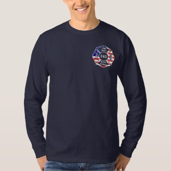 A Firefighter 9/11 Never Forget 343 T-shirt by bonfirefirefighters at Zazzle