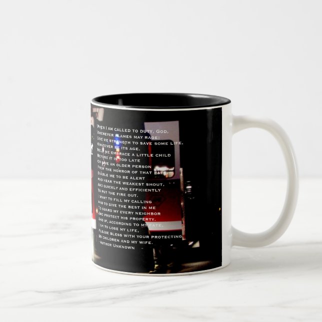 A Fireman's Prayer Mug (Right)