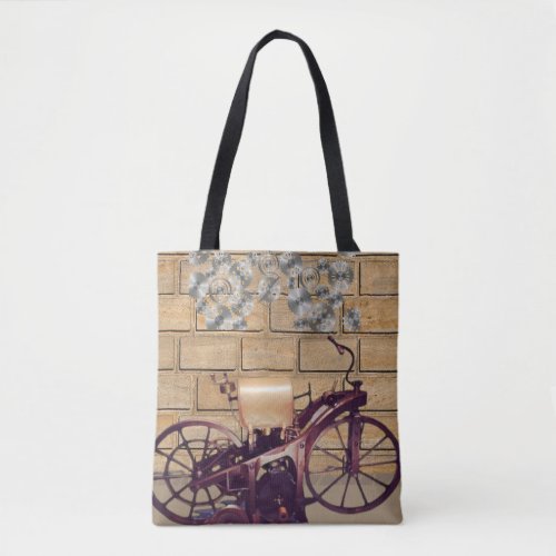 A first model of motorcycle tote bag