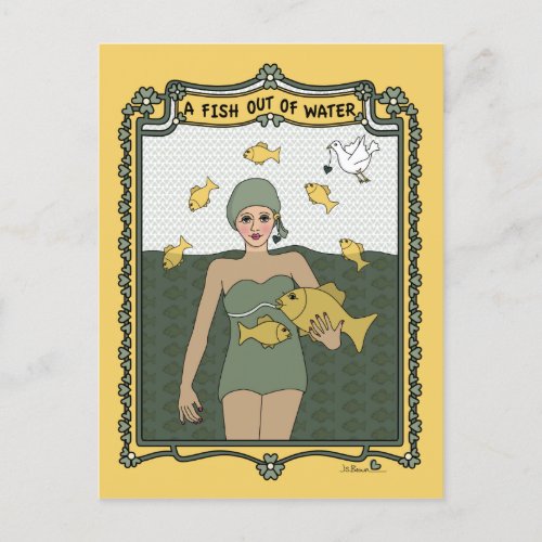 A Fish Out of Water_C_ Postcard