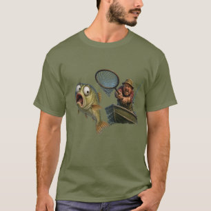 A fish trying to escape the fisherman T-Shirt