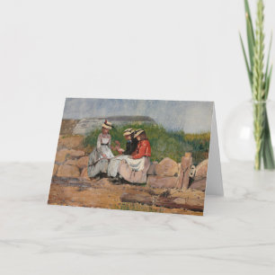 A Fisherman’s Daughter Winslow Homer Card