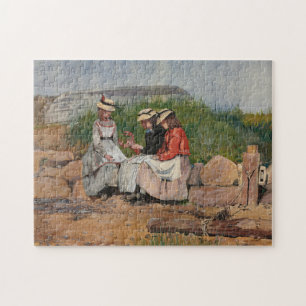 A Fisherman’s Daughter Winslow Homer Jigsaw Puzzle