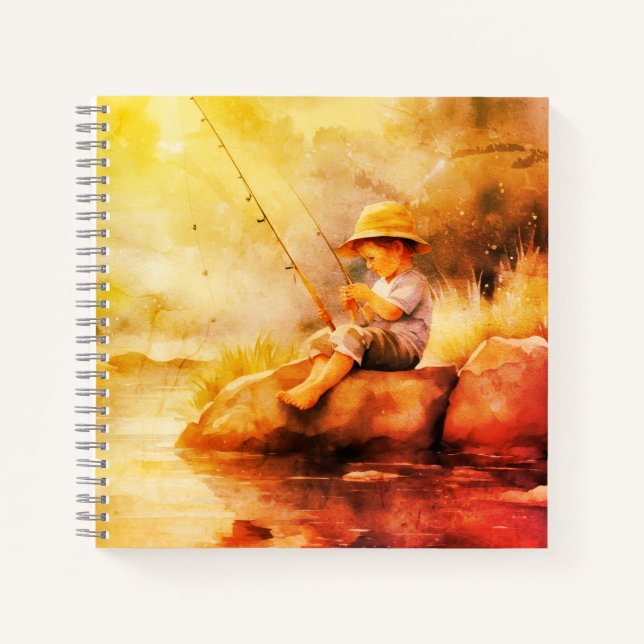 A Fishing Day  Notebook (Front)
