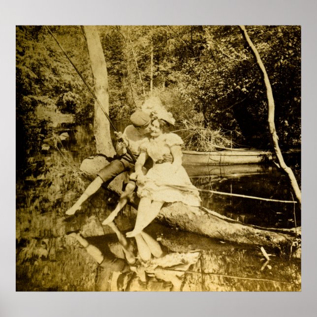 A Fishing Smack - Vintage Stereoview Poster (Front)