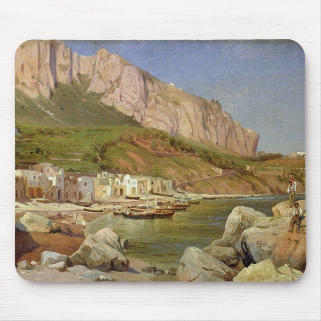 A Fishing Village at Capri Mouse Pad (Front)