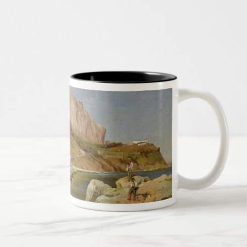 A Fishing Village at Capri Two_Tone Coffee Mug